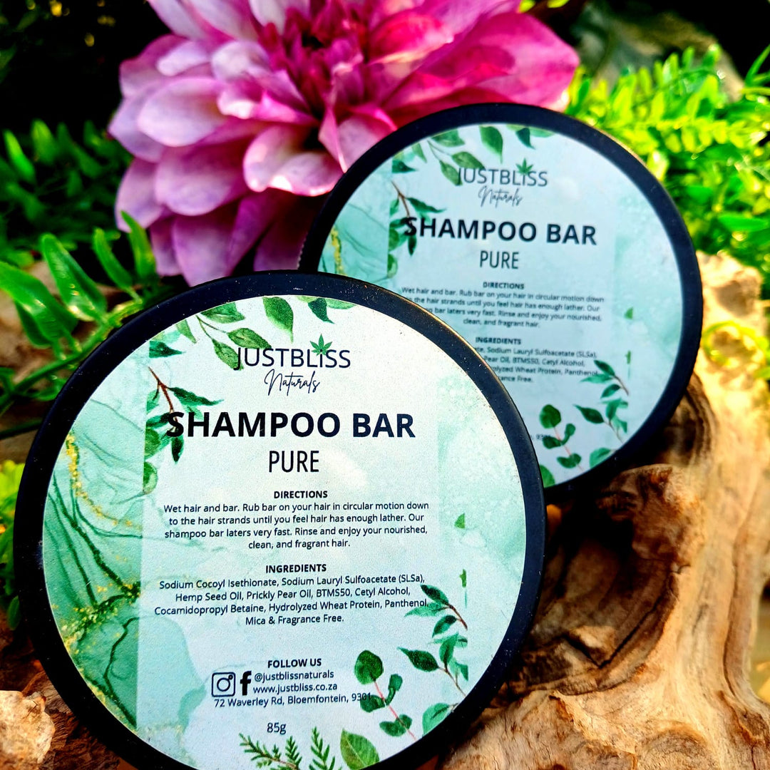 Eco-Friendly Shampoo Bar in Tin – Plant-Based, Travel Ready