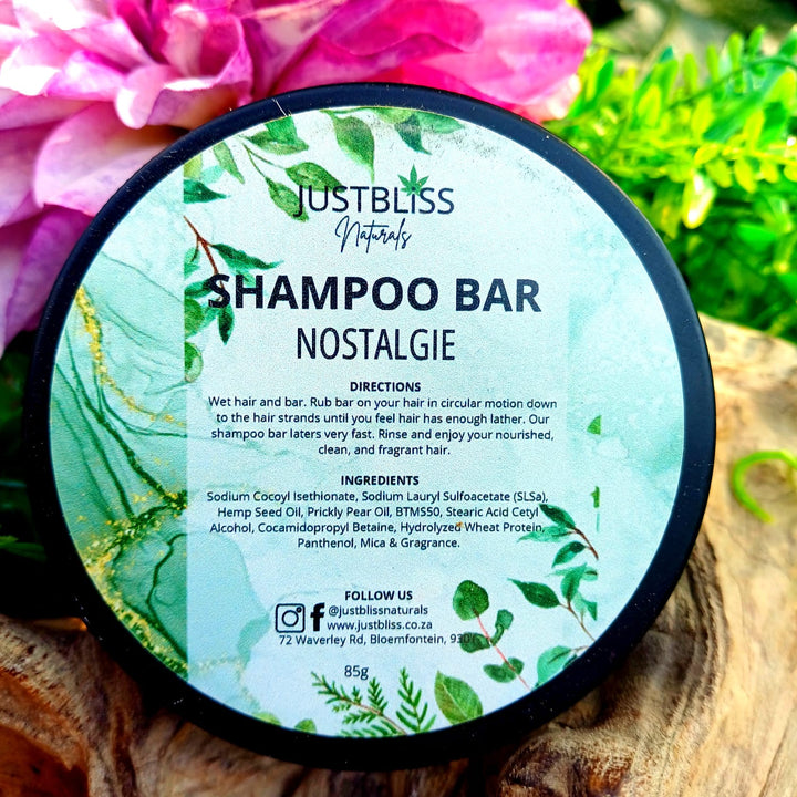 Eco-Friendly Shampoo Bar in Tin – Plant-Based, Travel Ready