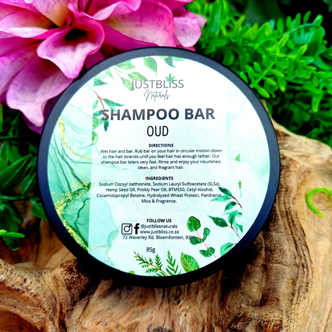 Eco-Friendly Shampoo Bar in Tin – Plant-Based, Travel Ready