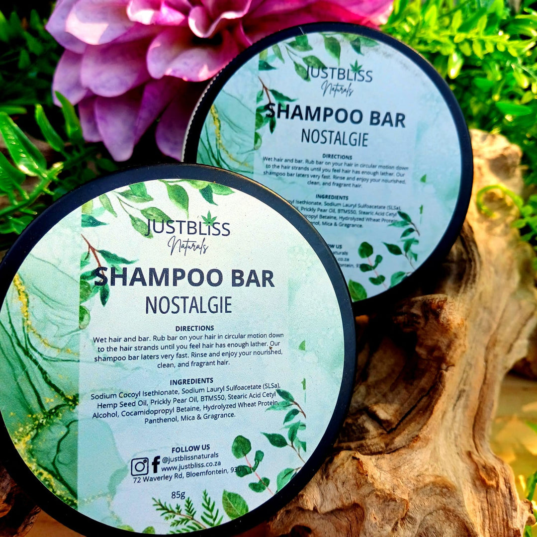 Eco-Friendly Shampoo Bar in Tin – Plant-Based, Travel Ready