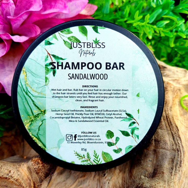 Eco-Friendly Shampoo Bar in Tin – Plant-Based, Travel Ready
