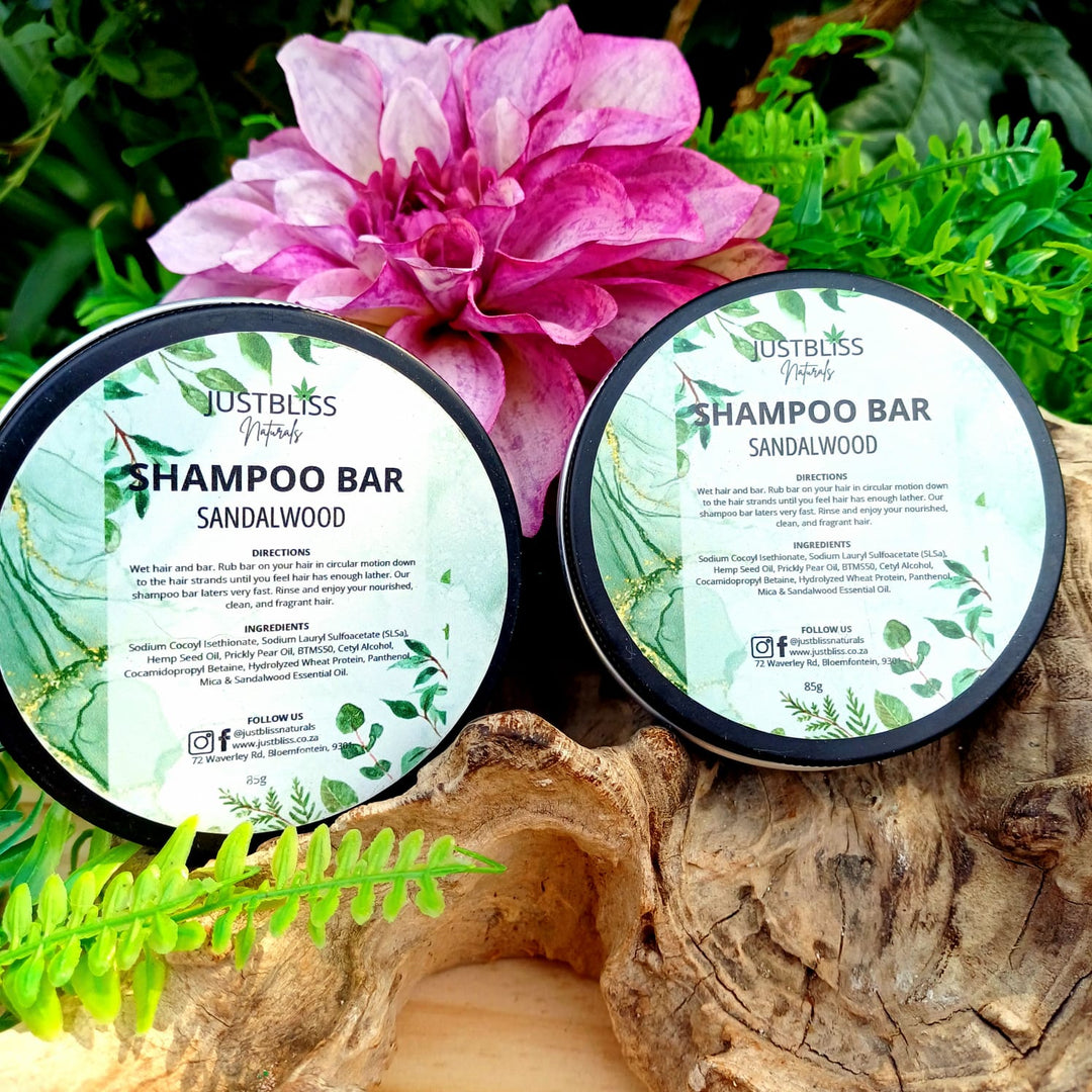 Eco-Friendly Shampoo Bar in Tin – Plant-Based, Travel Ready