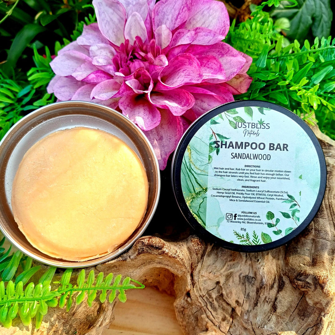 Eco-Friendly Shampoo Bar in Tin – Plant-Based, Travel Ready