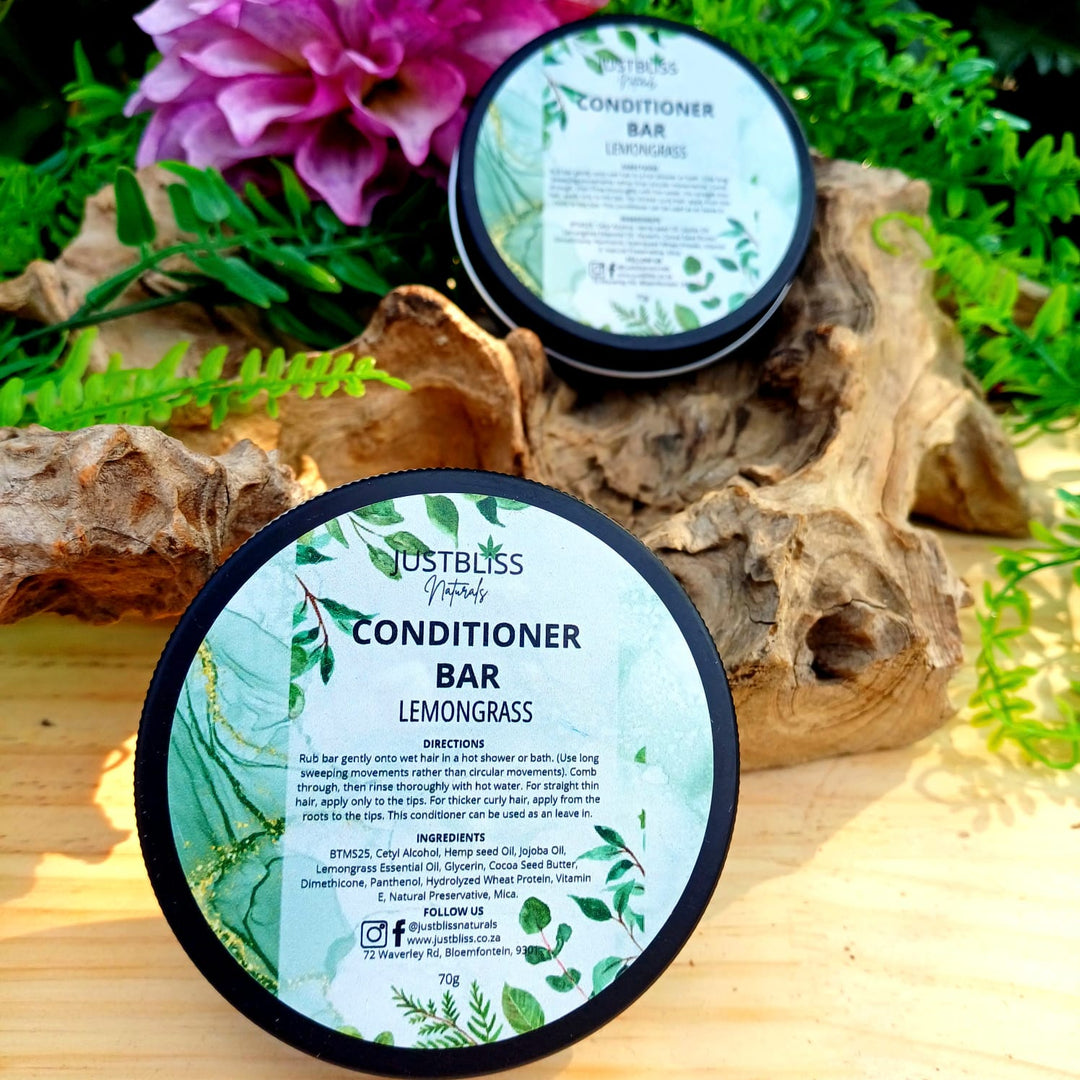 Nourishing Hair Conditioner Bar in Tin – Zero Waste, Plant-Based Care