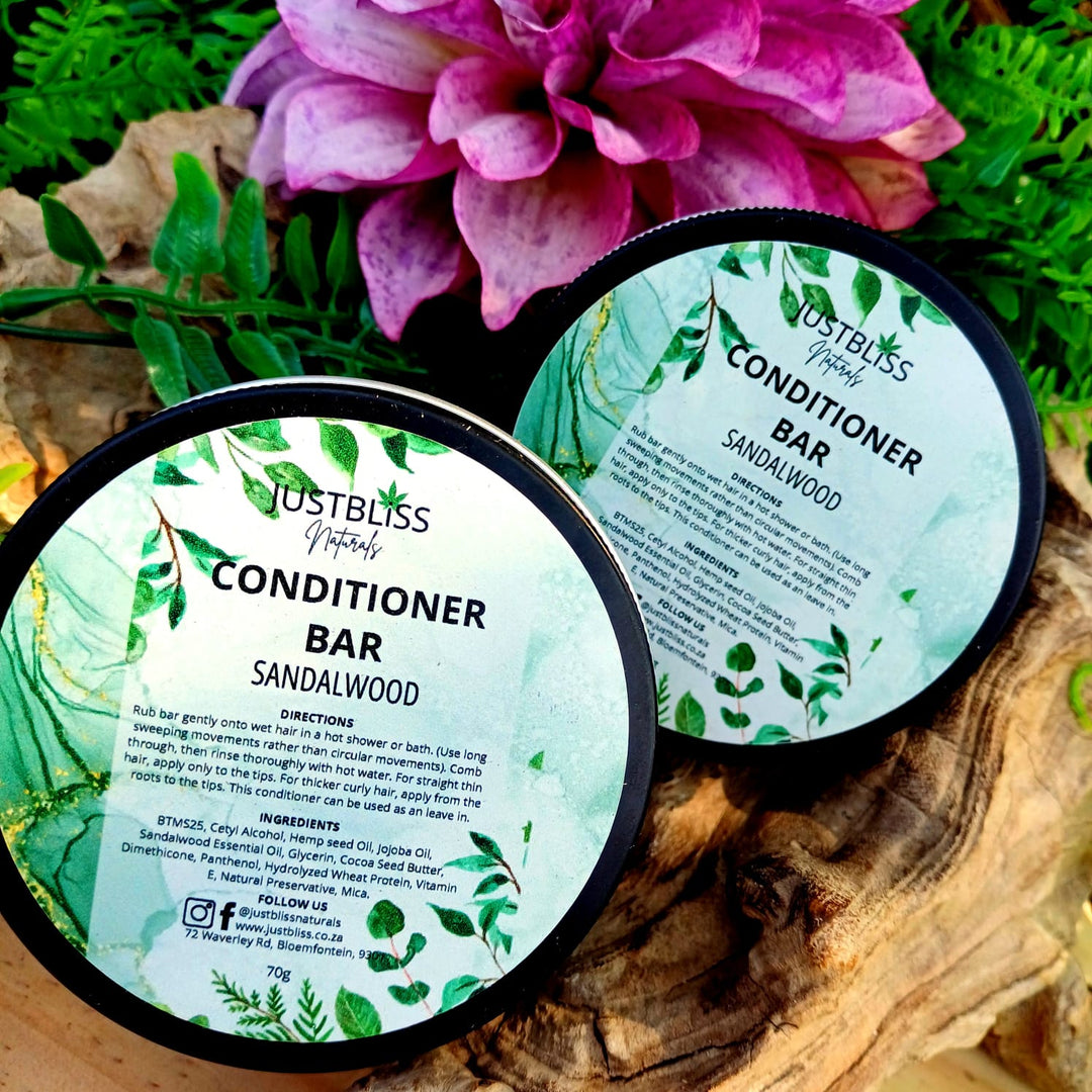 Nourishing Hair Conditioner Bar in Tin – Zero Waste, Plant-Based Care
