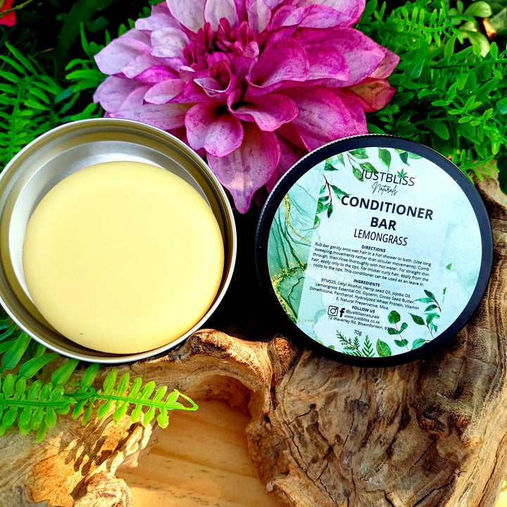 Nourishing Hair Conditioner Bar in Tin – Zero Waste, Plant-Based Care