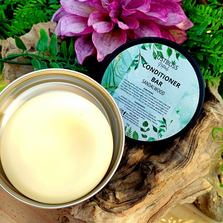 Nourishing Hair Conditioner Bar in Tin – Zero Waste, Plant-Based Care
