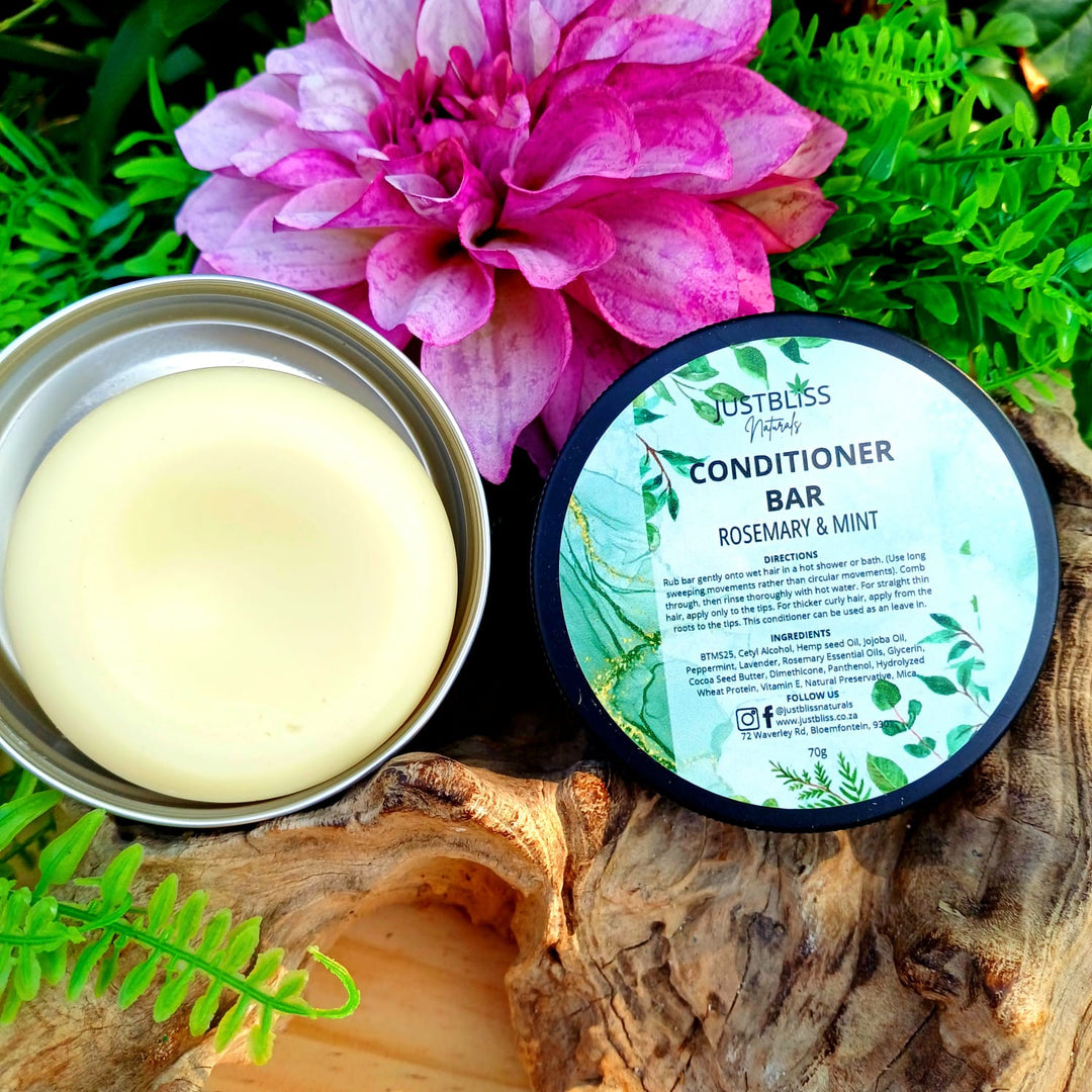 Nourishing Hair Conditioner Bar in Tin – Zero Waste, Plant-Based Care