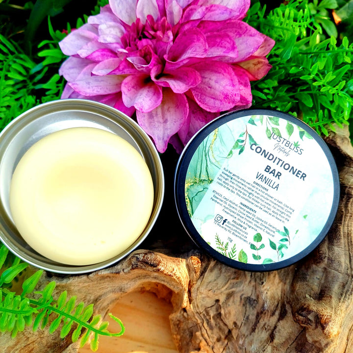 Nourishing Hair Conditioner Bar in Tin – Zero Waste, Plant-Based Care