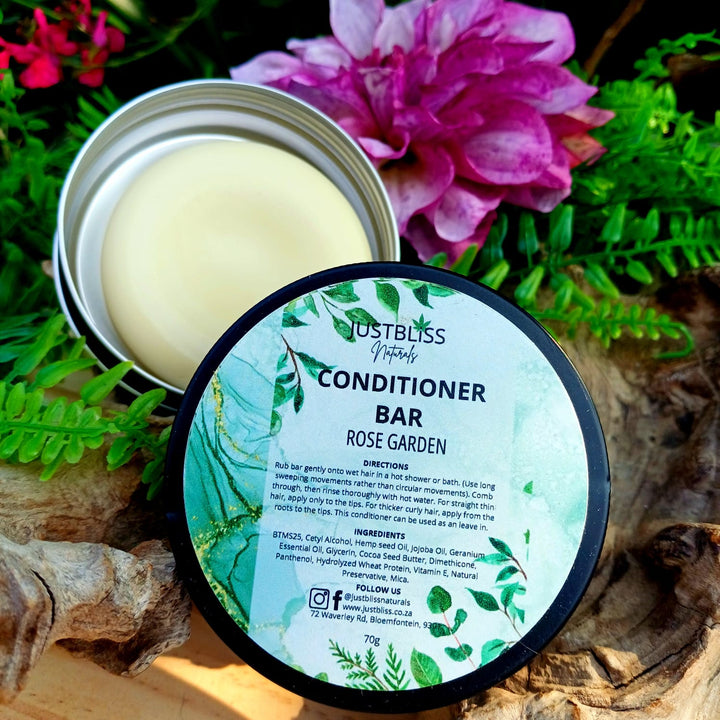 Nourishing Hair Conditioner Bar in Tin – Zero Waste, Plant-Based Care