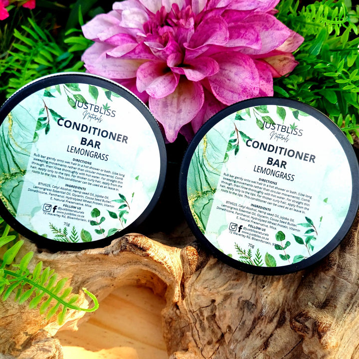 Nourishing Hair Conditioner Bar in Tin – Zero Waste, Plant-Based Care