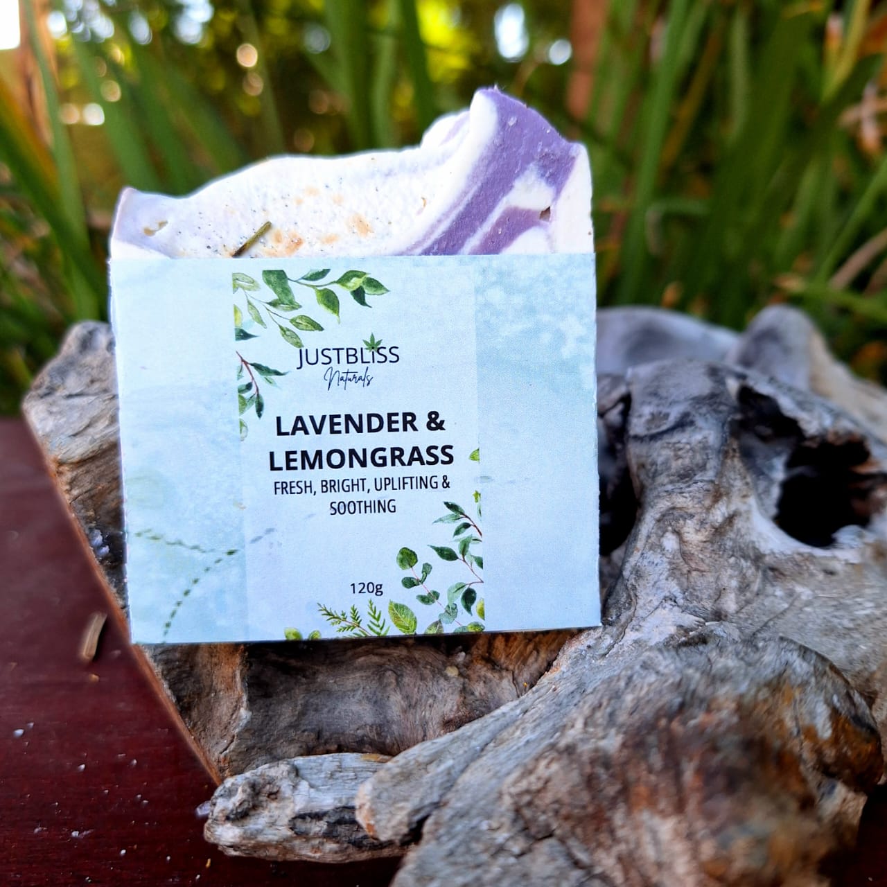 JUSTBLISS: SOAP BAR: Lavender & Lemongrass