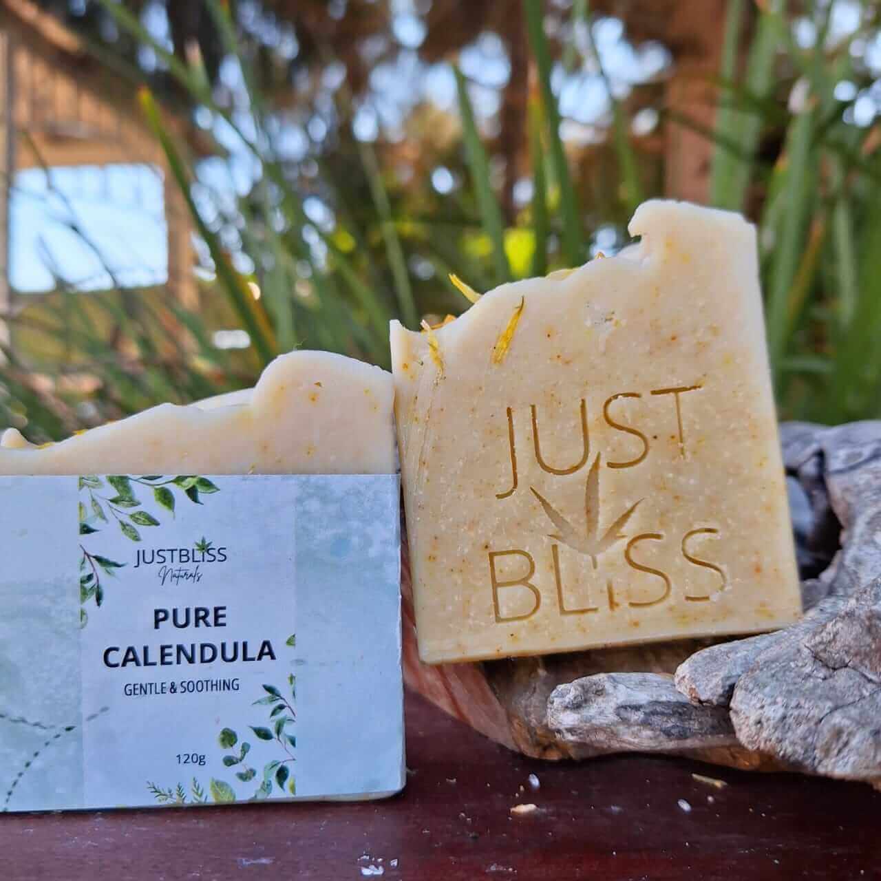 SOAP BAR: Pure Calendula (Sensitive Skin) - JUSTBLiSS Naturals