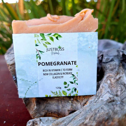 SOAP BAR: Pomegranate - JUSTBLiSS Naturals