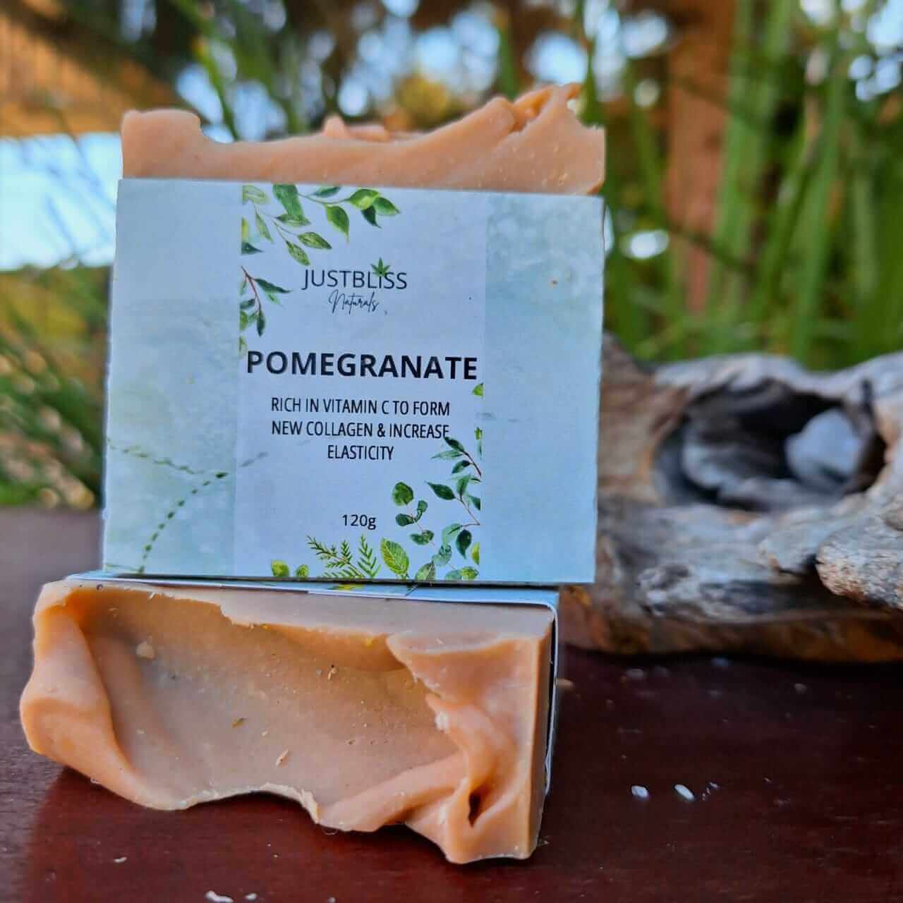 SOAP BAR: Pomegranate - JUSTBLiSS Naturals