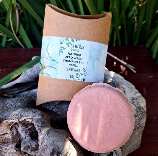 SHAMPOO BAR REFILL: Berry Nice - JUSTBLiSS Naturals