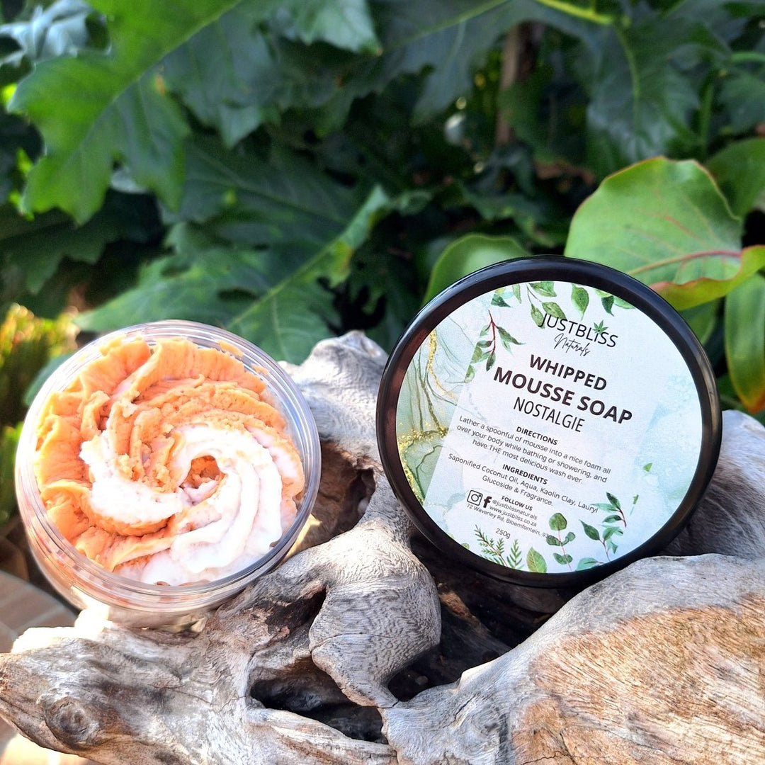 BATH & SHOWER MOUSSE: (Various Scents) JUSTBLiSS Naturals