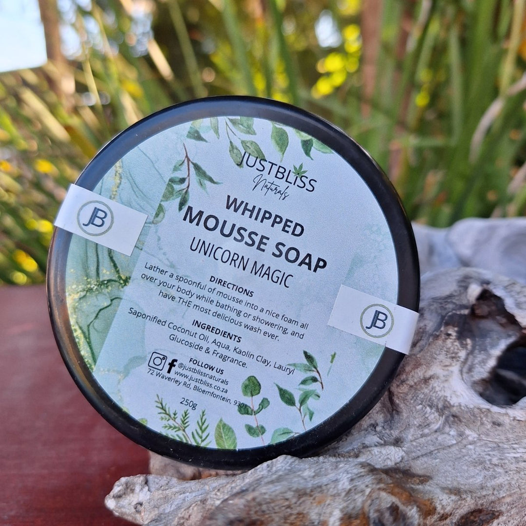 BATH & SHOWER MOUSSE: (Various Scents) JUSTBLiSS Naturals
