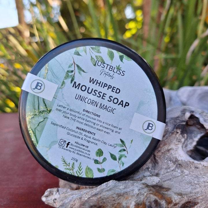BATH & SHOWER MOUSSE: (Various Scents) JUSTBLiSS Naturals