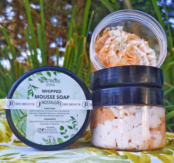 BATH & SHOWER MOUSSE: (Various Scents) JUSTBLiSS Naturals