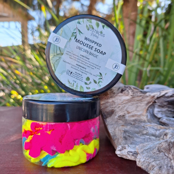 BATH & SHOWER MOUSSE: (Various Scents) JUSTBLiSS Naturals