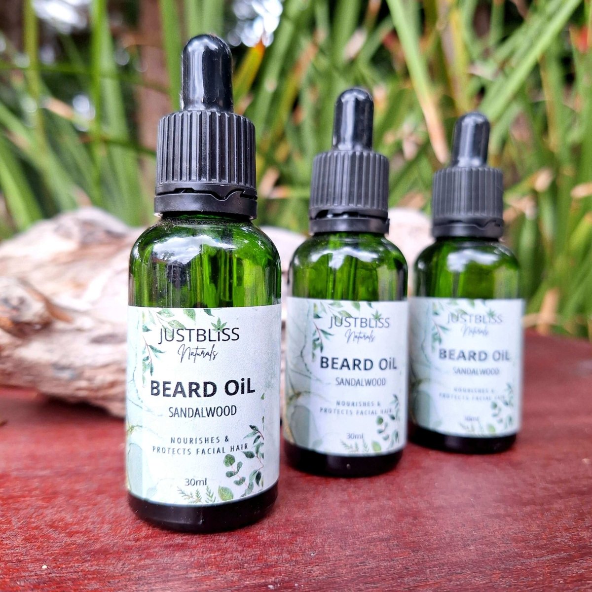 BEARD OIL: Sandalwood - JUSTBLiSS Naturals