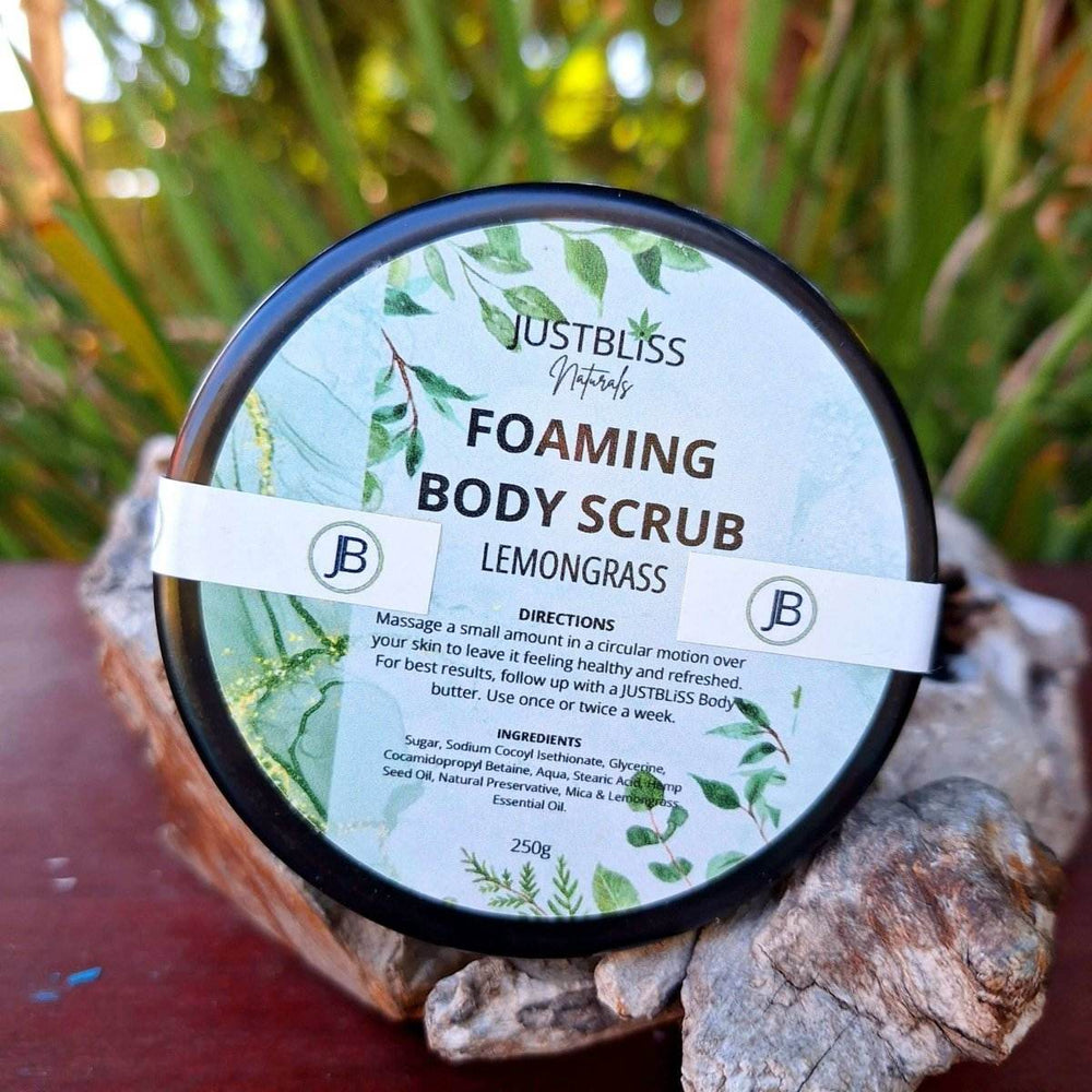 Foaming Body Scrubs (Various scents) - JUSTBLiSS Naturals