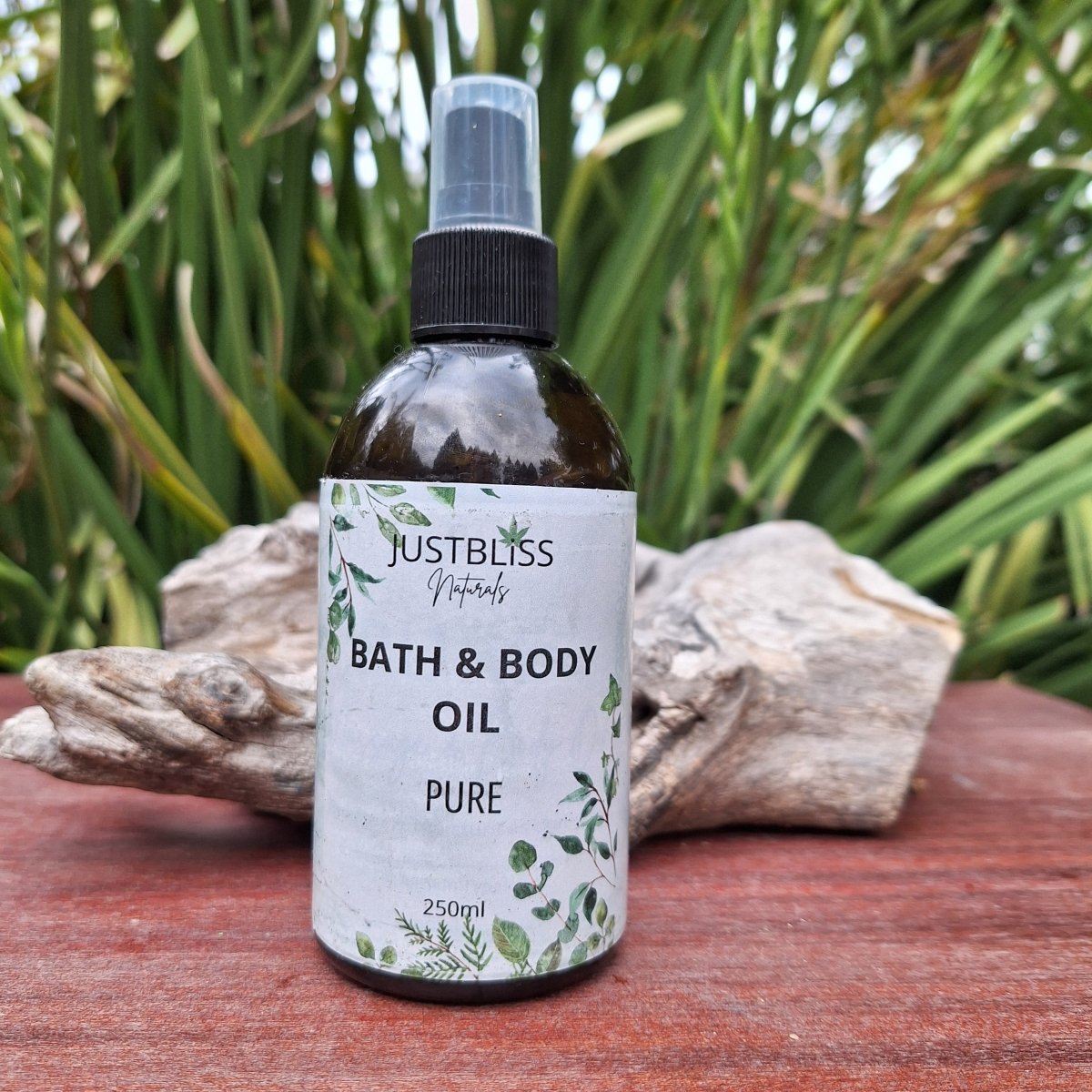 BODY OIL: Pure (Unfragranced) - JUSTBLiSS Naturals