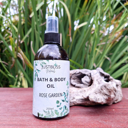 BODY OIL: Rose Garden (Geranium) - JUSTBLiSS Naturals