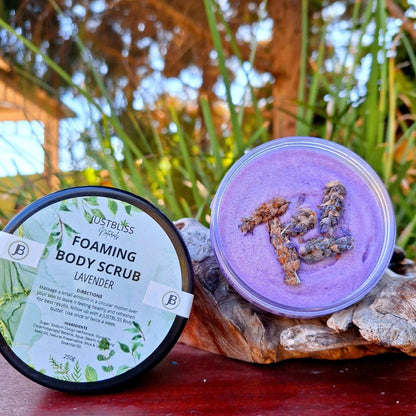 BODY SCRUB: Lavender (250g) - JUSTBLiSS Naturals