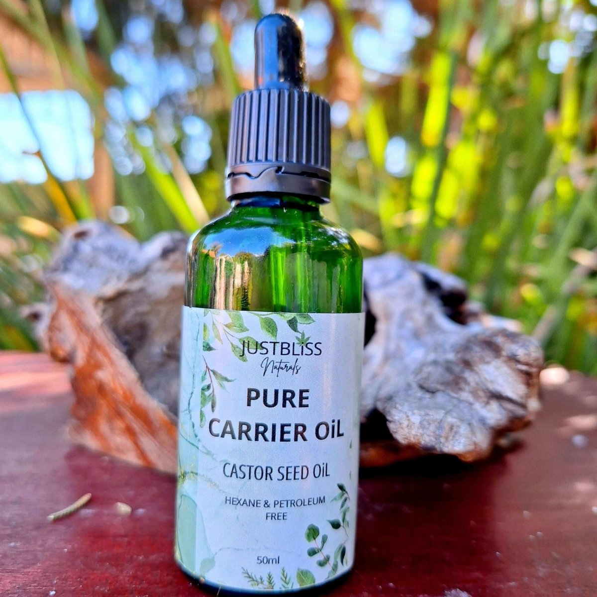 CARRIER OIL: Castor Oil (50ml) - JUSTBLiSS Naturals