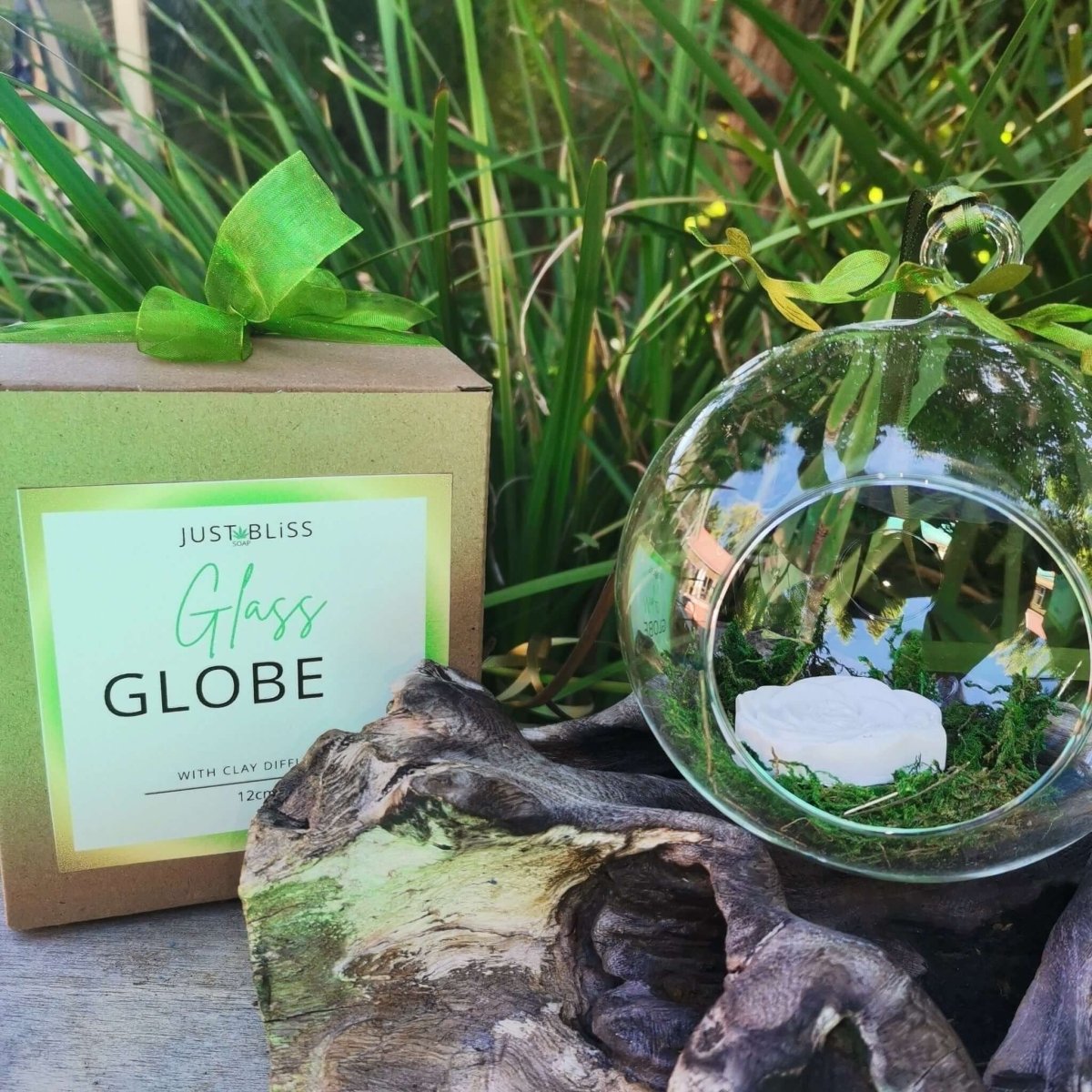 CLAY DIFFUSER STONE (in Glass Ball) - JUSTBLiSS Naturals