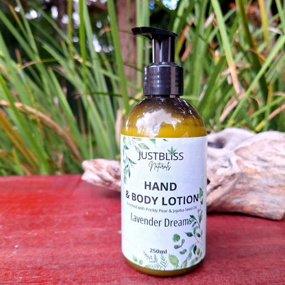 COMBO HAND WASH & LOTION: Lavender (250ml) - JUSTBLiSS Naturals