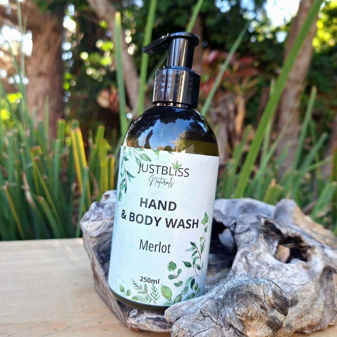 COMBO HAND WASH & LOTION: Nourish & Moisturize (250ml) JUSTBLiSS Naturals