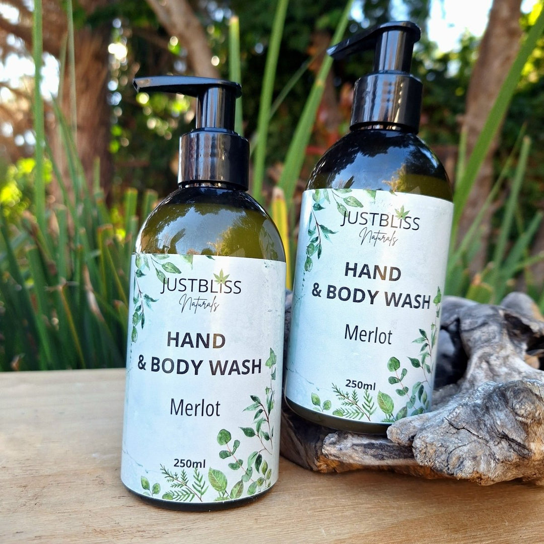 COMBO HAND WASH & LOTION: Nourish & Moisturize (250ml) JUSTBLiSS Naturals
