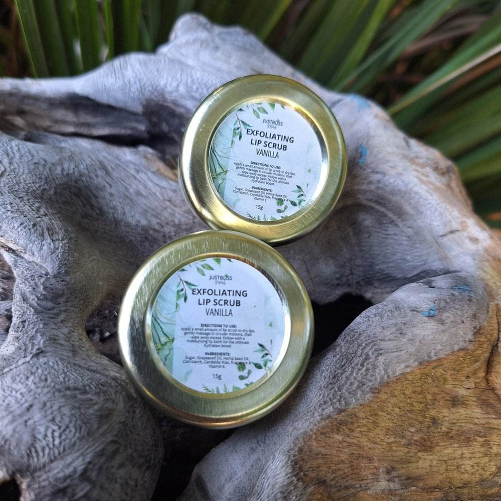 FACE: Lip Scrub Summer Glow Exfoliating & Hydrating Lip Care - JUSTBLiSS Naturals