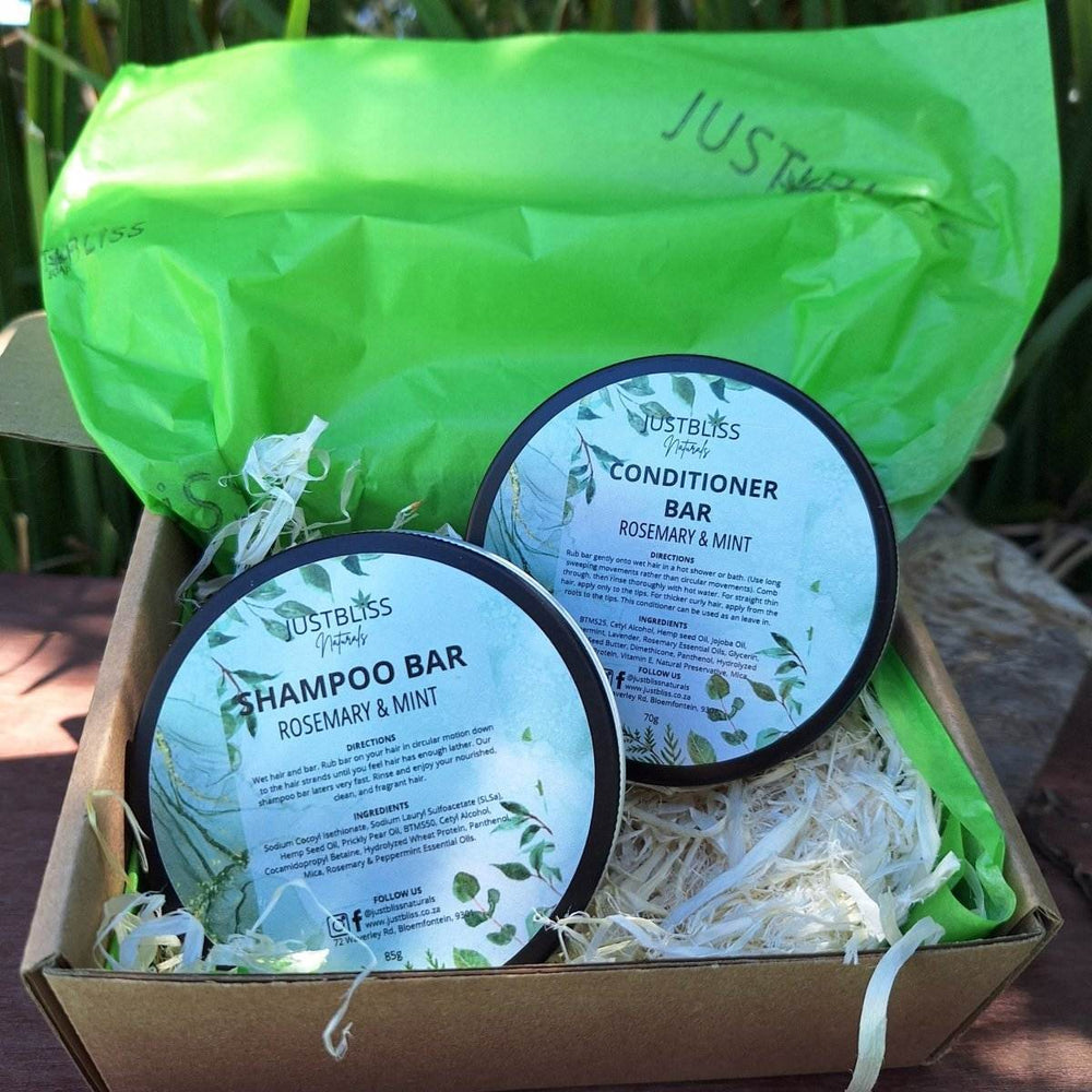 BUNDLES: Shampoo & Conditioner (In Tin) - JUSTBLiSS Naturals