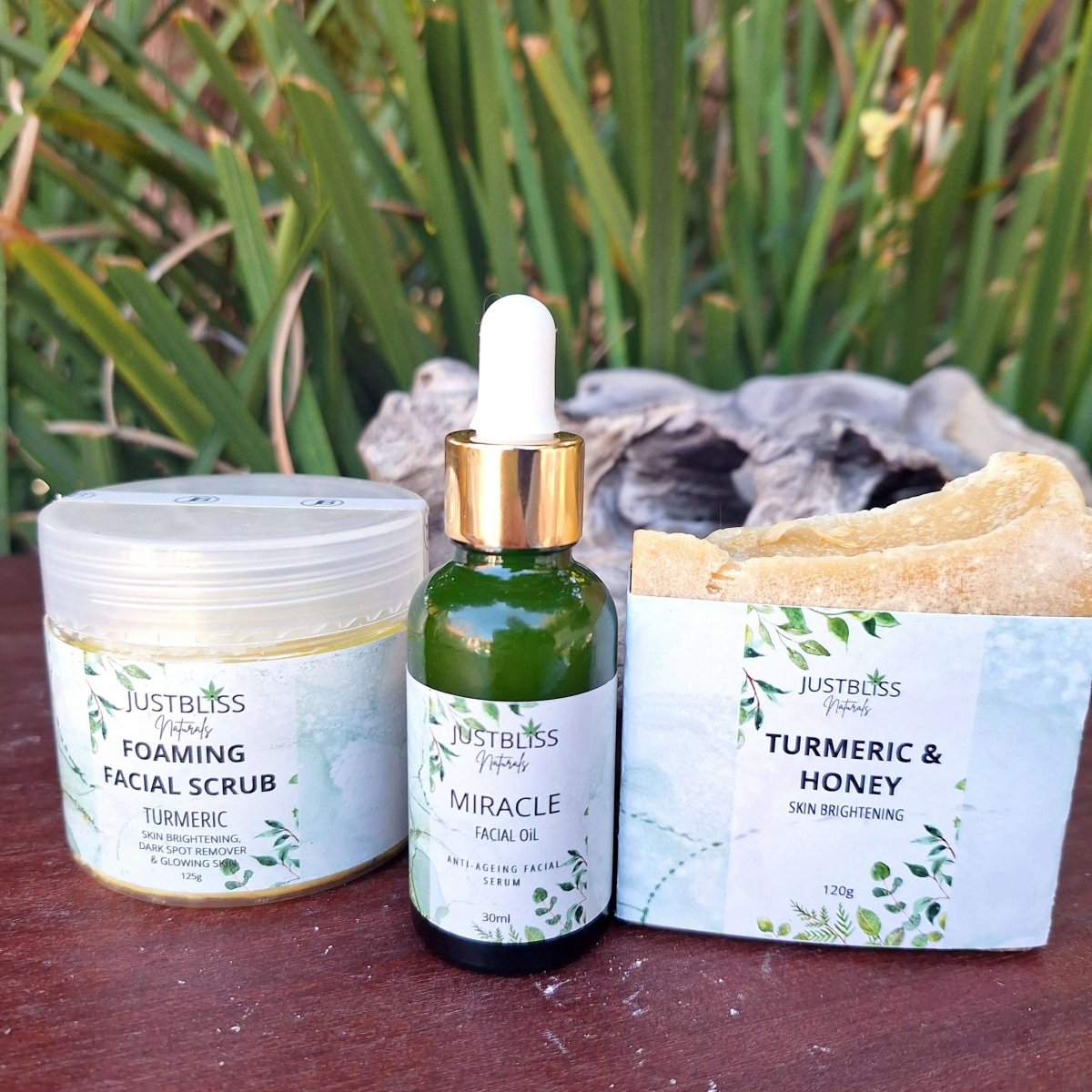 COMBO SKINCARE: Turmeric (Box 2) - JUSTBLiSS Naturals