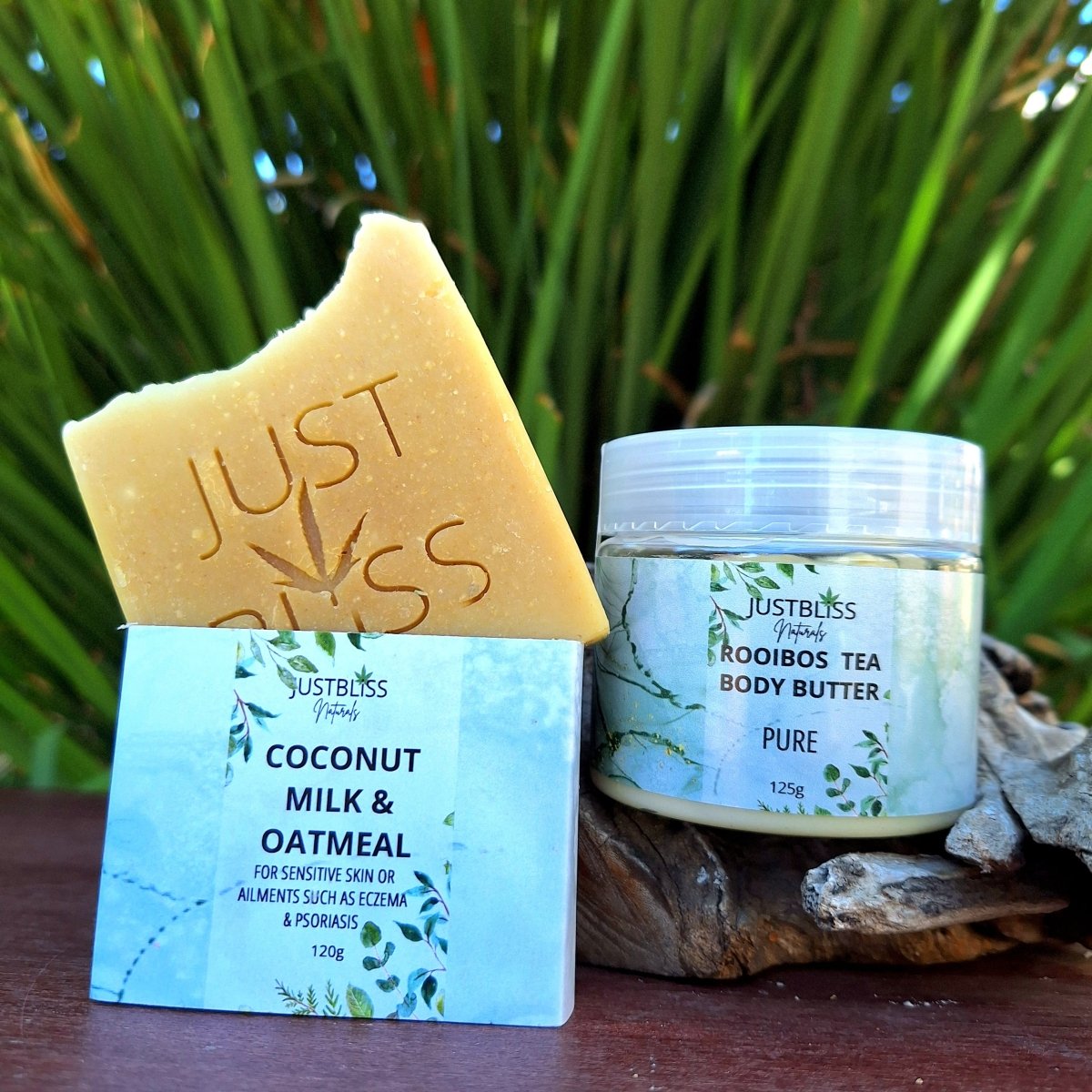 COMBO SOAP BAR & BODY BUTTER: Pure 2 - JUSTBLiSS Naturals