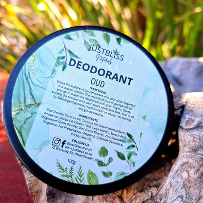 DEODORANT: Oud - JUSTBLiSS Naturals