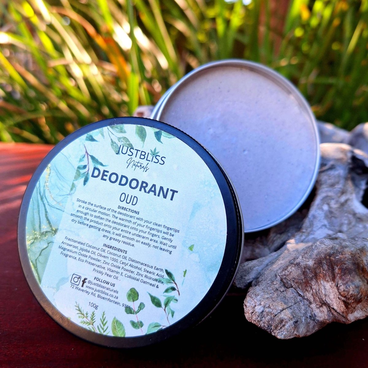 DEODORANT: Oud - JUSTBLiSS Naturals