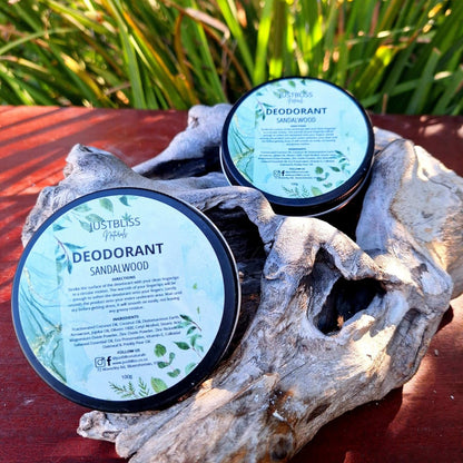 DEODORANT: Sandalwood - JUSTBLiSS Naturals