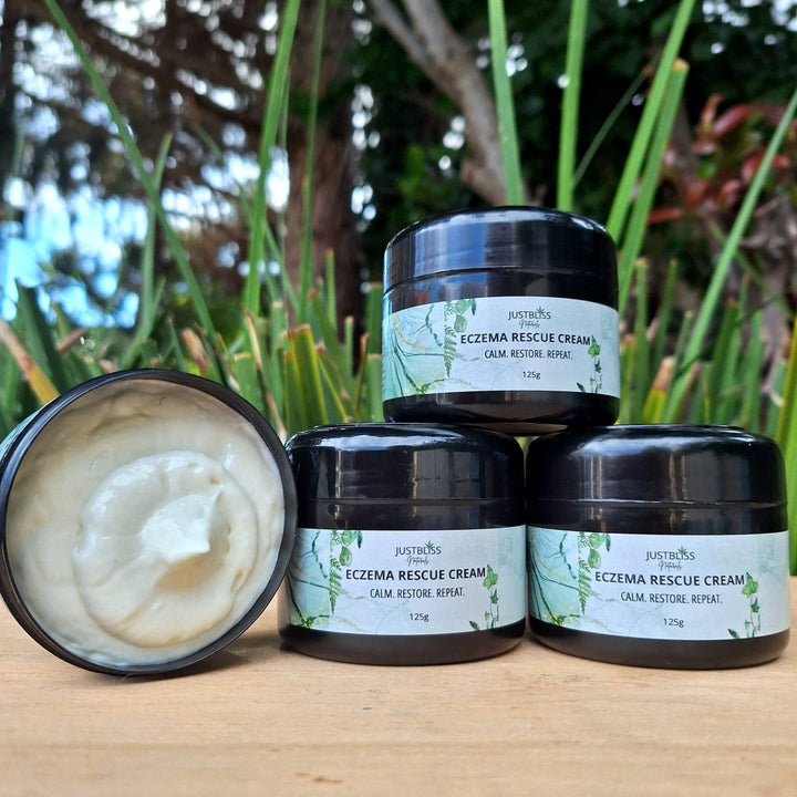 Eczema Rescue Cream - Calm, Restore & Repeat. JUSTBLiSS Naturals