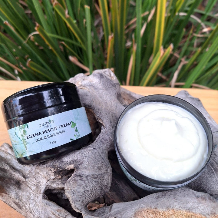 Eczema Rescue Cream - Calm, Restore & Repeat. JUSTBLiSS Naturals