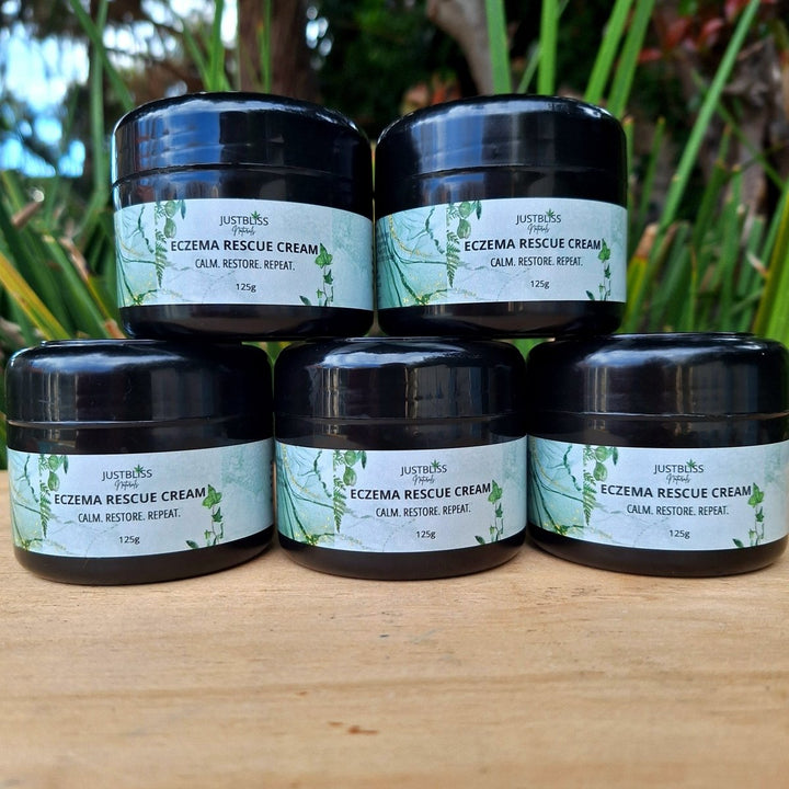 Eczema Rescue Cream - Calm, Restore & Repeat. JUSTBLiSS Naturals
