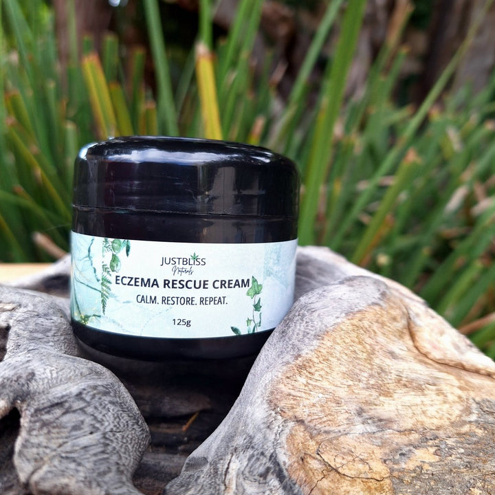 Eczema Rescue Cream - Calm, Restore & Repeat. JUSTBLiSS Naturals