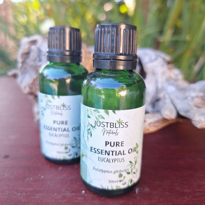 ESSENTIAL OIL: Eucalyptus Globulus (Organic) - JUSTBLiSS Naturals