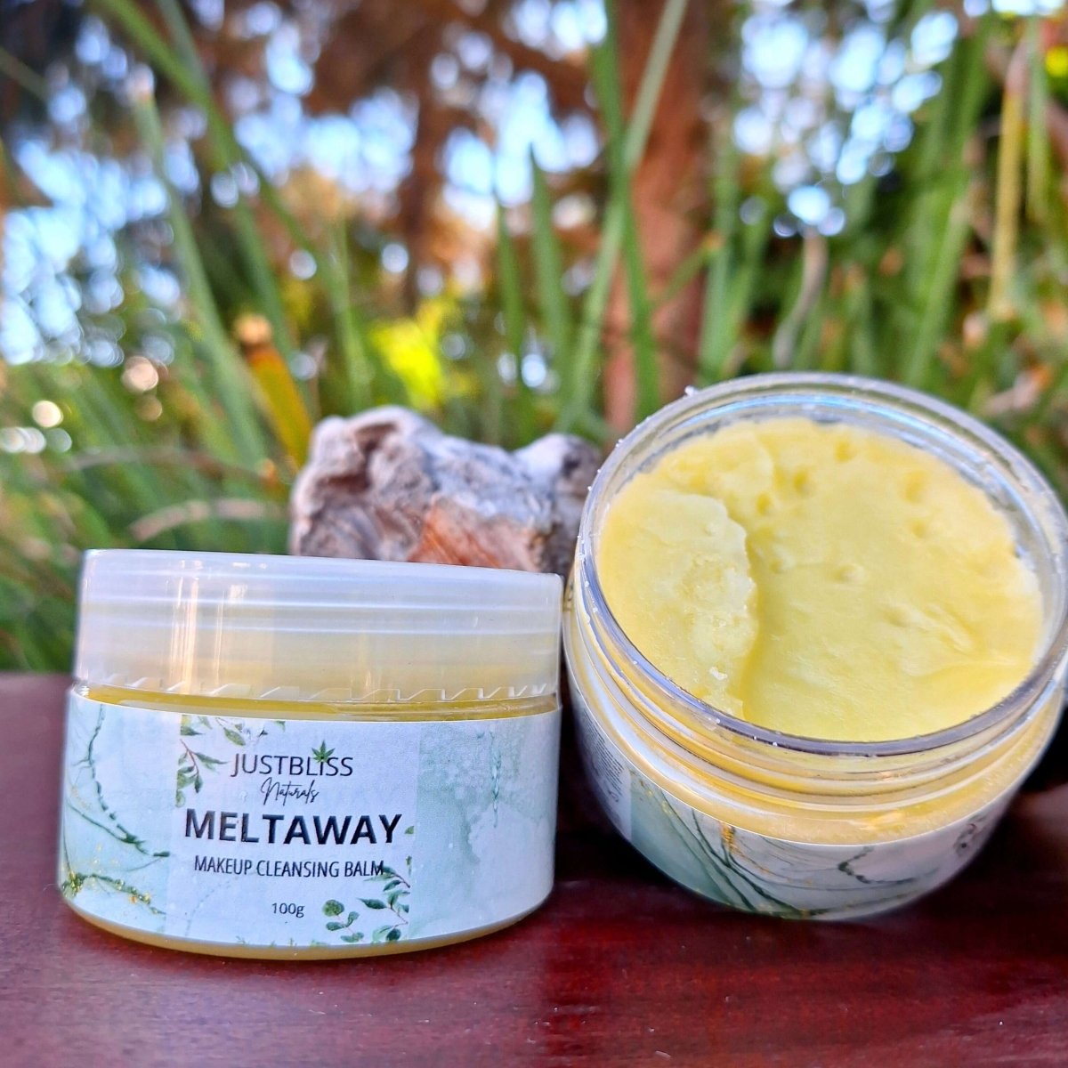 FACIAL CLEANSER: Meltaway Makeup Cleansing Balm - For Winter months or Extreme Dry Skin - JUSTBLiSS Naturals