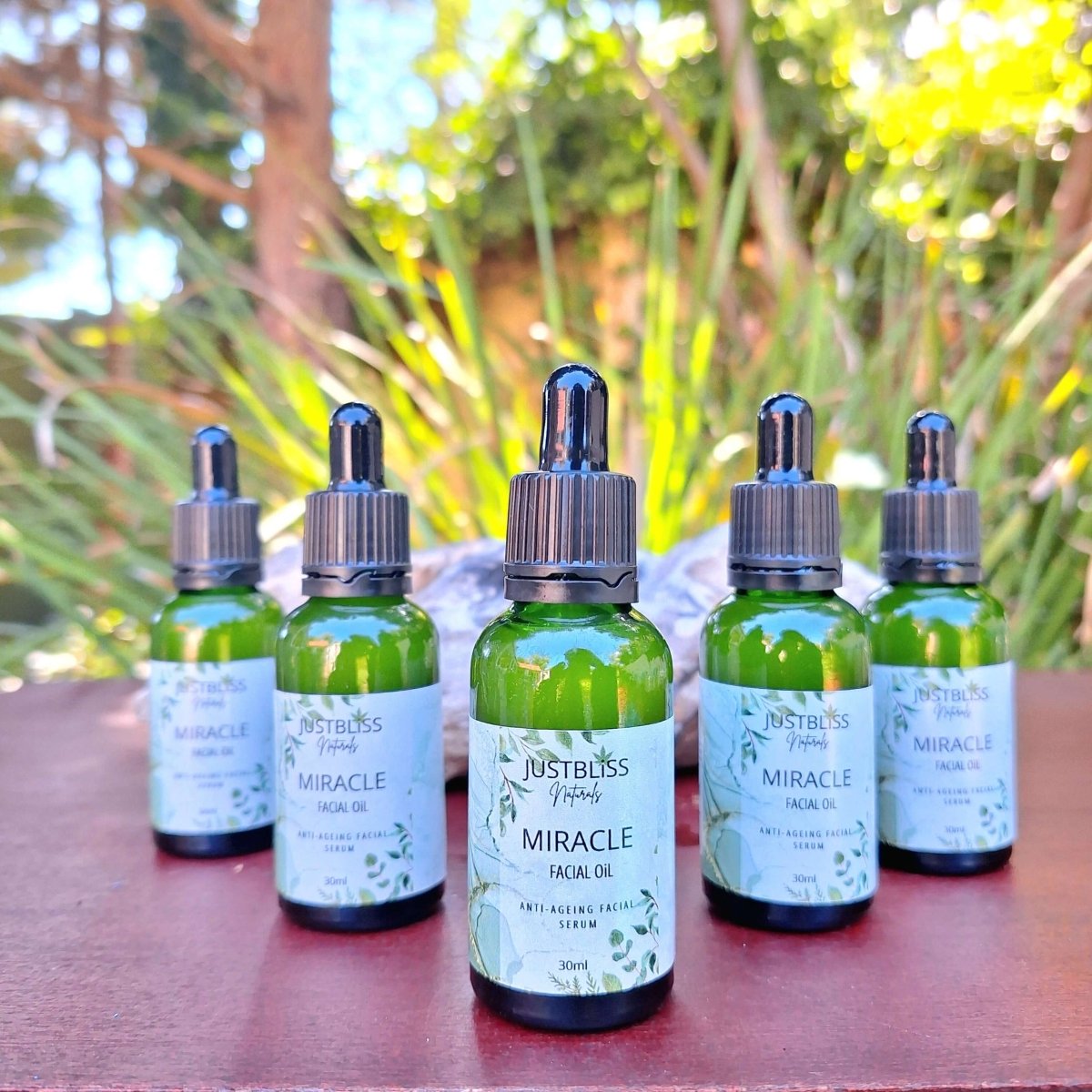 FACIAL OiL: Miracle Oil (With Prickly Pear Oil & Frankincense) - JUSTBLiSS Naturals