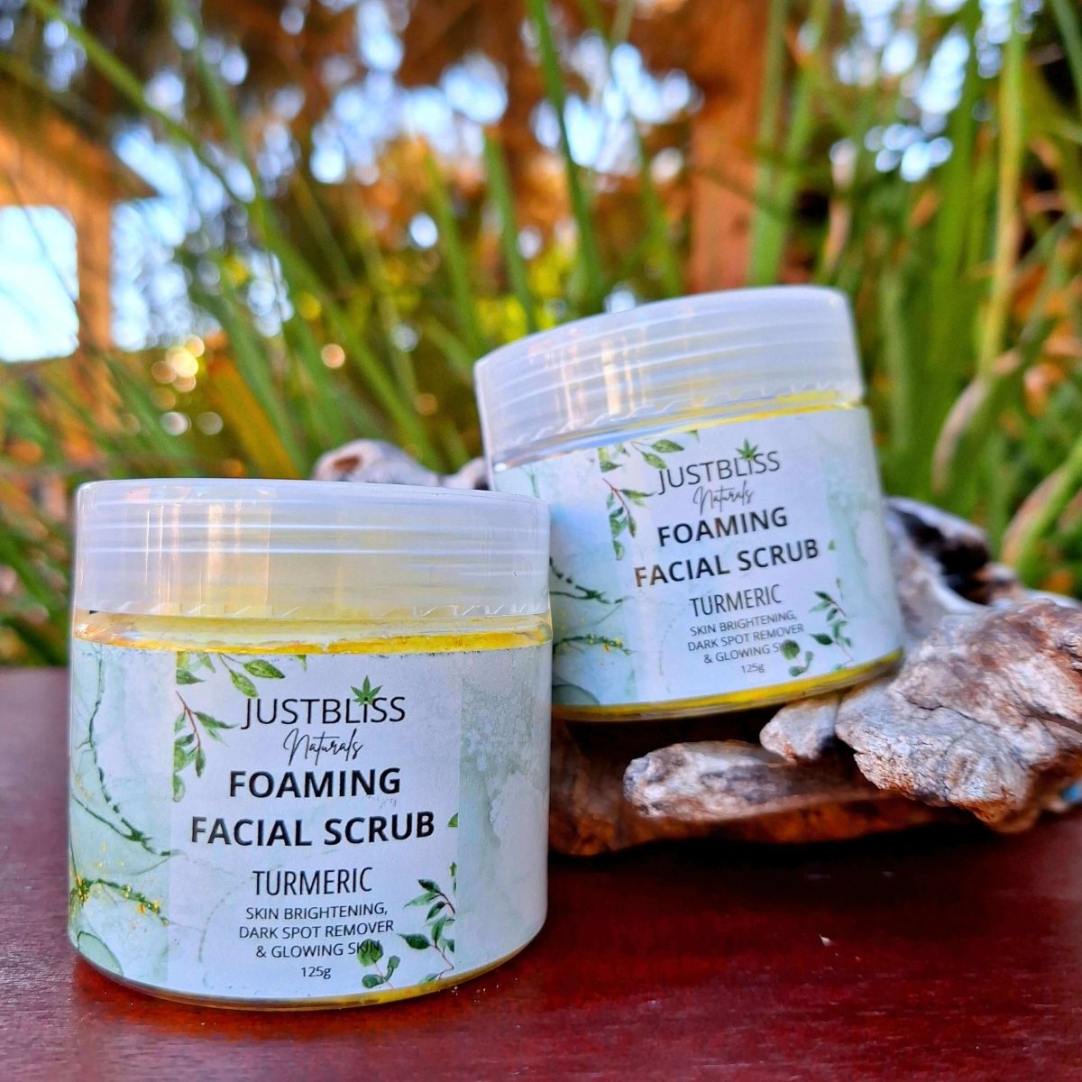 FACIAL SCRUB: Turmeric (Pure) - JUSTBLiSS Naturals